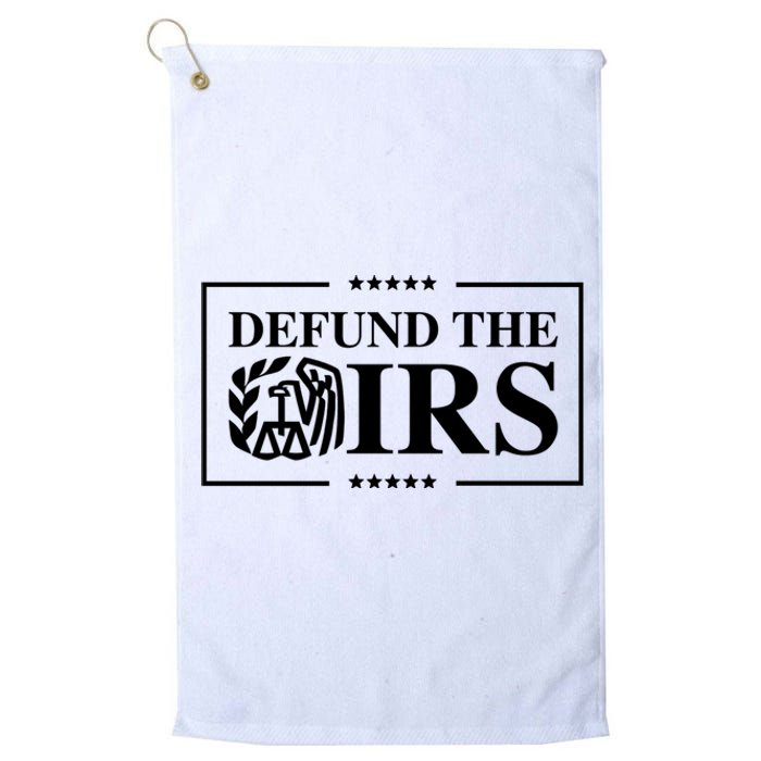 Defund The IRS Platinum Collection Golf Towel