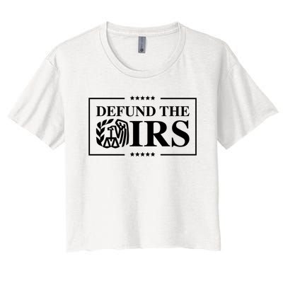 Defund The IRS Women's Crop Top Tee