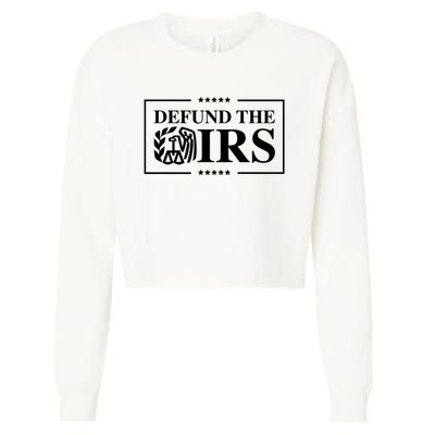 Defund The IRS Cropped Pullover Crew