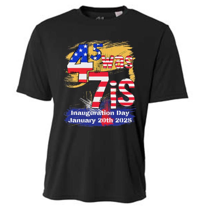 Donald Trump Inauguration Day 2025 47th President Usa Flag Cooling Performance Crew T-Shirt