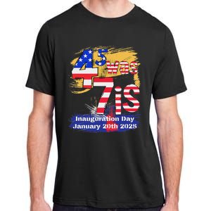 Donald Trump Inauguration Day 2025 47th President Usa Flag Adult ChromaSoft Performance T-Shirt