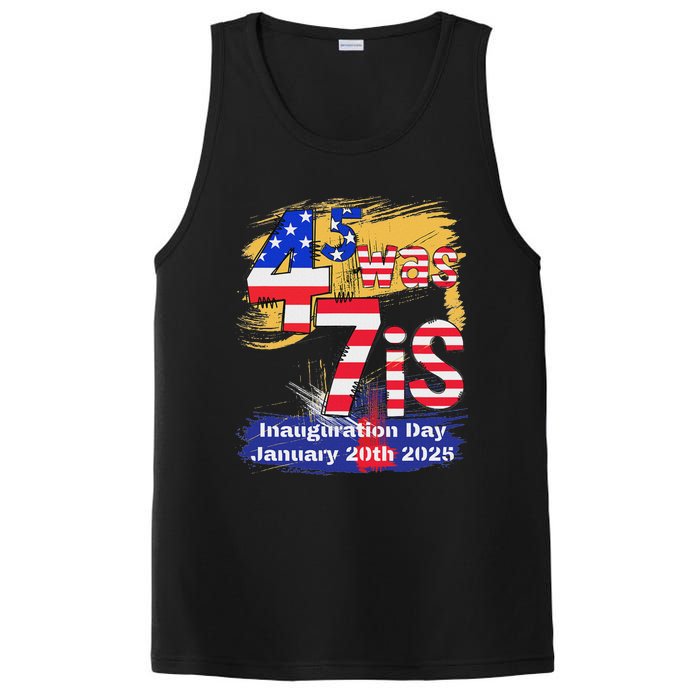 Donald Trump Inauguration Day 2025 47th President Usa Flag PosiCharge Competitor Tank