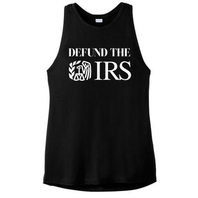 Defund The IRS Ladies PosiCharge Tri-Blend Wicking Tank