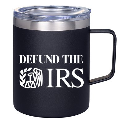 Defund The IRS 12oz Stainless Steel Coffee Mug