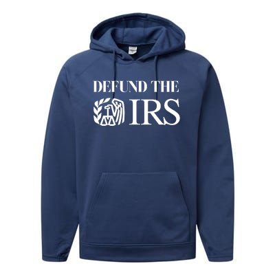 Defund The IRS Performance Fleece Hoodie