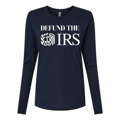 Defund The IRS Womens Cotton Relaxed Long Sleeve T-Shirt