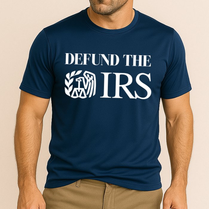 Defund The IRS Cooling Performance Crew T-Shirt