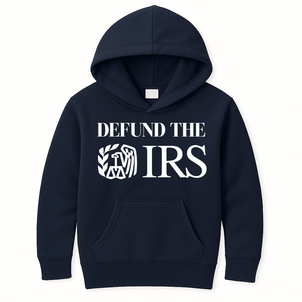 Defund The IRS Kids Hoodie