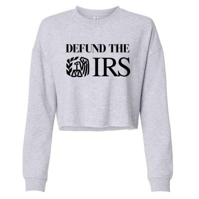 Defund The IRS Cropped Pullover Crew