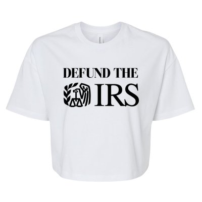 Defund The IRS Bella+Canvas Jersey Crop Tee