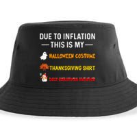 Due To Inflation This Is My Funny Halloween Costume Sustainable Bucket Hat