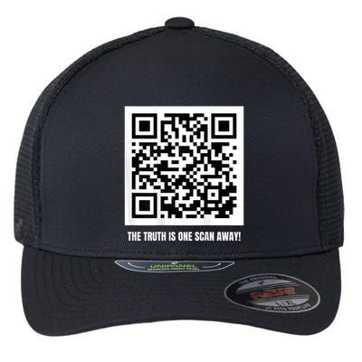 Donald Trump Is Your President Qr Trump Code Flexfit Unipanel Trucker Cap