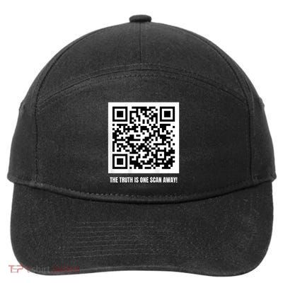 Donald Trump Is Your President Qr Trump Code 7-Panel Snapback Hat
