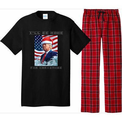 Donald Trump Ill Be Home For Christmas Inauguration Pajama Set