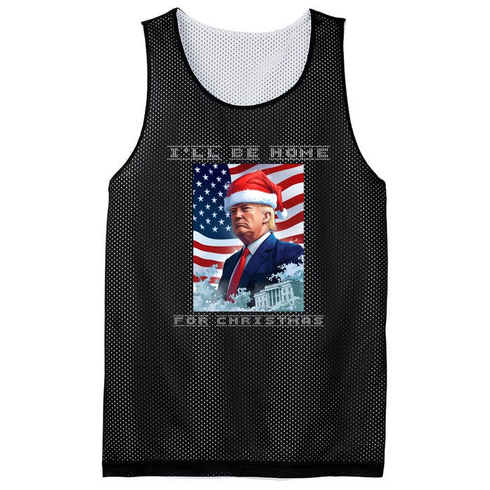 Donald Trump Ill Be Home For Christmas Inauguration Mesh Reversible Basketball Jersey Tank