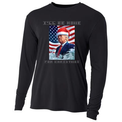 Donald Trump Ill Be Home For Christmas Inauguration Cooling Performance Long Sleeve Crew