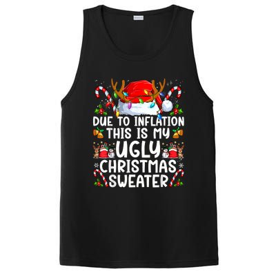 Due To Inflation This Is My Ugly Sweater Family Christmas PosiCharge Competitor Tank