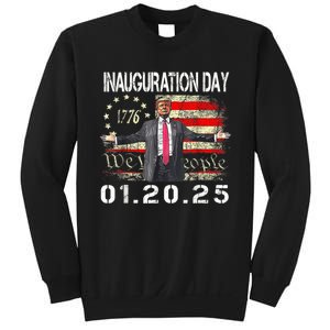 Donald Trump Inauguration Day 2025 47th President Usa Flag Sweatshirt