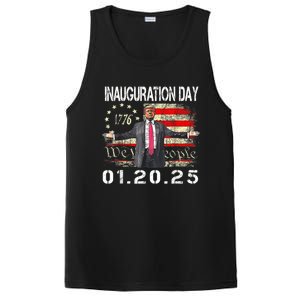 Donald Trump Inauguration Day 2025 47th President Usa Flag PosiCharge Competitor Tank