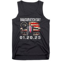 Donald Trump Inauguration Day 2025 47th President Usa Flag Tank Top