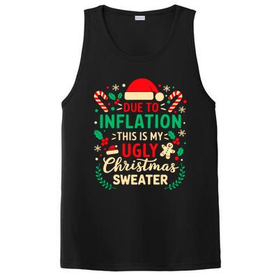 Due To Inflation This Is My Ugly Sweater Xmas PosiCharge Competitor Tank