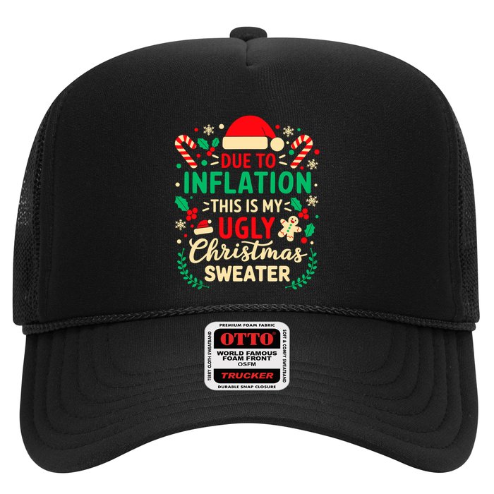 Due To Inflation This Is My Ugly Sweater Xmas Hat