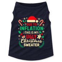 Due To Inflation This Is My Ugly Sweater Xmas Doggie Tank