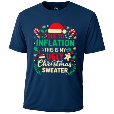 Due To Inflation This Is My Ugly Sweater Xmas Performance Shirt