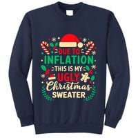 Due To Inflation This Is My Ugly Sweater Xmas Sweatshirt