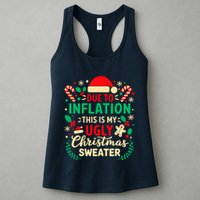 Due To Inflation This Is My Ugly Sweater Xmas Womens Tank Top