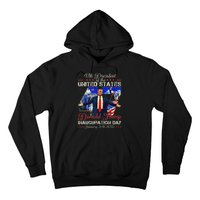 Donald Trump Inauguration Day 2025 47th President Usa Flag Hoodie