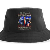 Donald Trump Inauguration Day 2025 47th President Usa Flag Sustainable Bucket Hat