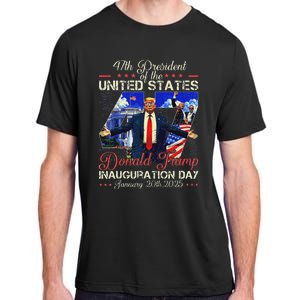 Donald Trump Inauguration Day 2025 47th President Usa Flag Adult ChromaSoft Performance T-Shirt