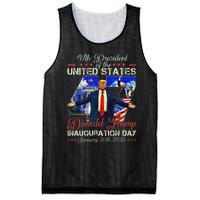 Donald Trump Inauguration Day 2025 47th President Usa Flag Mesh Reversible Basketball Jersey Tank