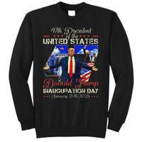 Donald Trump Inauguration Day 2025 47th President Usa Flag Tall Sweatshirt