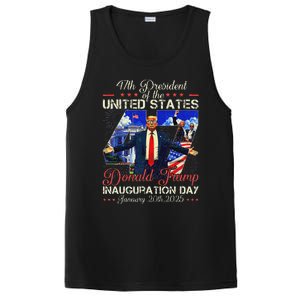 Donald Trump Inauguration Day 2025 47th President Usa Flag PosiCharge Competitor Tank