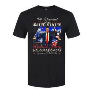 Donald Trump Inauguration Day 2025 47th President Usa Flag Softstyle CVC T-Shirt