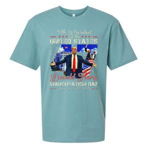 Donald Trump Inauguration Day 2025 47th President Usa Flag Sueded Cloud Jersey T-Shirt