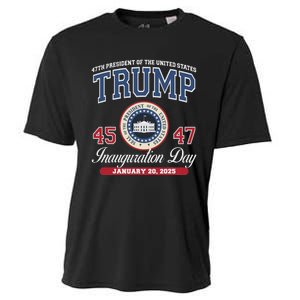 Donald Trump Inauguration Day Jan 2025 45th 47th President Cooling Performance Crew T-Shirt