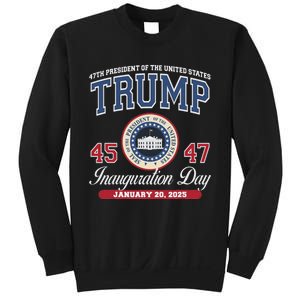 Donald Trump Inauguration Day Jan 2025 45th 47th President Sweatshirt