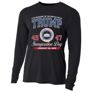 Donald Trump Inauguration Day Jan 2025 45th 47th President Cooling Performance Long Sleeve Crew