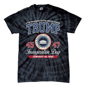 Donald Trump Inauguration Day Jan 2025 45th 47th President Tie-Dye T-Shirt