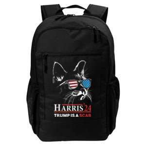 Donald Trump Is A Scab Vote Harris Daily Commute Backpack