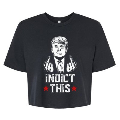 Donald Trump Indict This Political Arrest For Republican Bella+Canvas Jersey Crop Tee