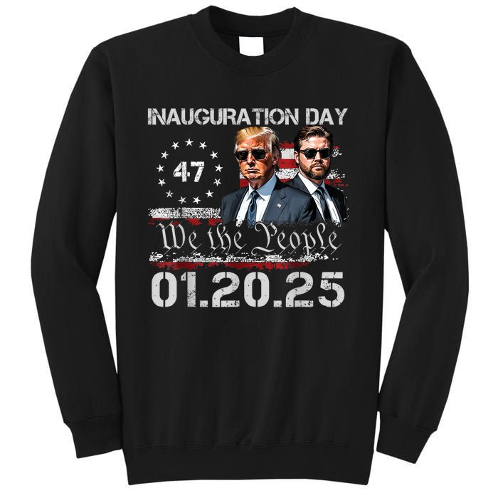 Donald Trump Inauguration Day 2025 47th President Usa Flag Sweatshirt