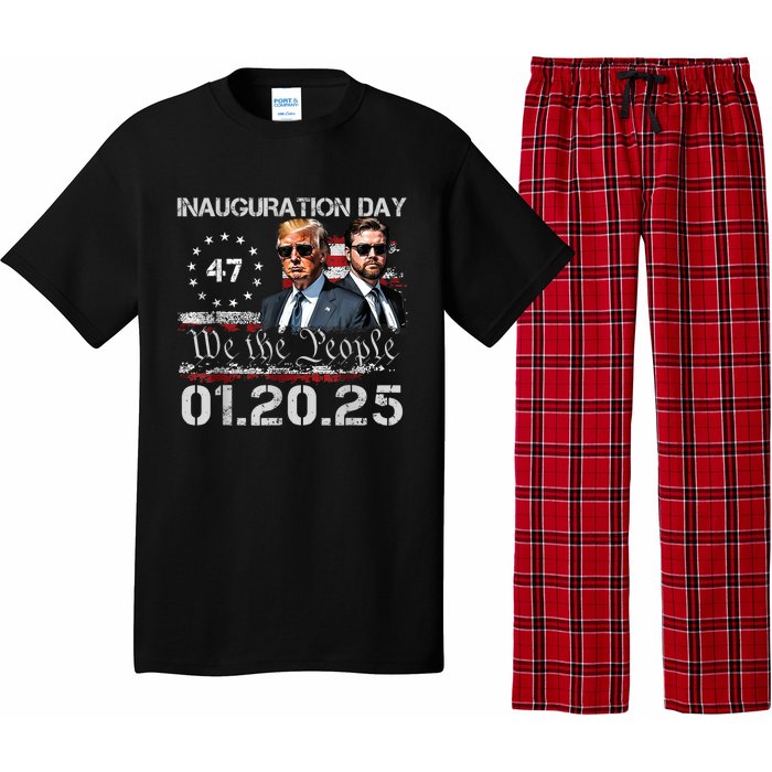 Donald Trump Inauguration Day 2025 47th President Usa Flag Pajama Set