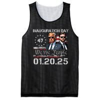 Donald Trump Inauguration Day 2025 47th President Usa Flag Mesh Reversible Basketball Jersey Tank