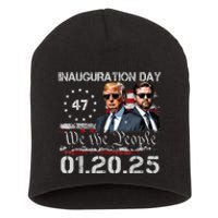 Donald Trump Inauguration Day 2025 47th President Usa Flag Short Acrylic Beanie