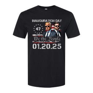 Donald Trump Inauguration Day 2025 47th President Usa Flag Softstyle CVC T-Shirt