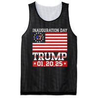 Donald Trump Inauguration Day 2025 47th President Usa Flag Mesh Reversible Basketball Jersey Tank